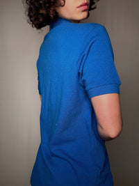 Vintage Lacoste blue polo shirt size S
