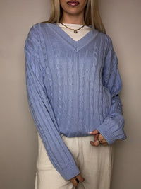 DIESEL L Vintage grauer zweifarbiger Rollkragenpullover