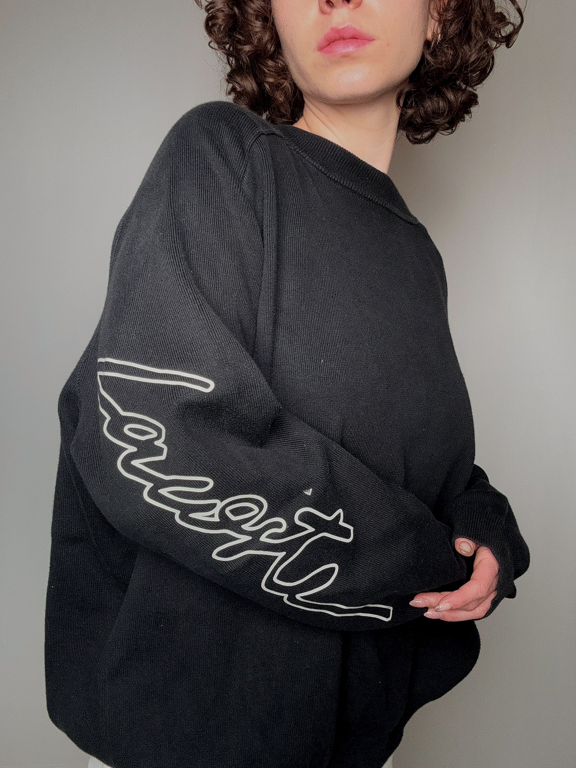 Pull noir lacoste live XXL vintage