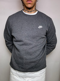 Sweat col rond gris ADIDAS L vintage
