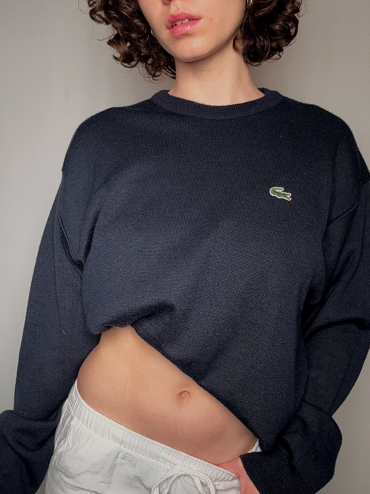 Pull col rond lacoste XXL vintage