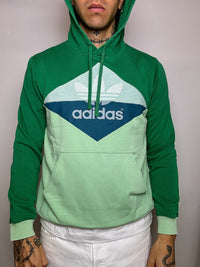 ADIDAS Vintage-Sweatshirt mit V-Ausschnitt