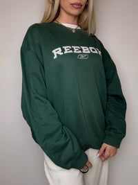 NIKE M Vintage Grüner Hoodie