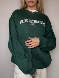 NIKE M Vintage Grüner Hoodie