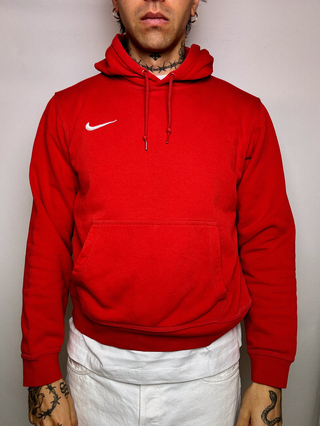 NIKE M Vintage Grüner Hoodie