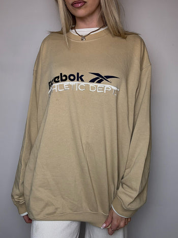Vintage beige crew neck sweatshirt