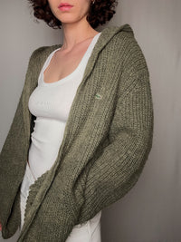 cardigan d'été kaki lacoste XL vintage