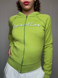 Jacket de sport verte Benetton S vintage