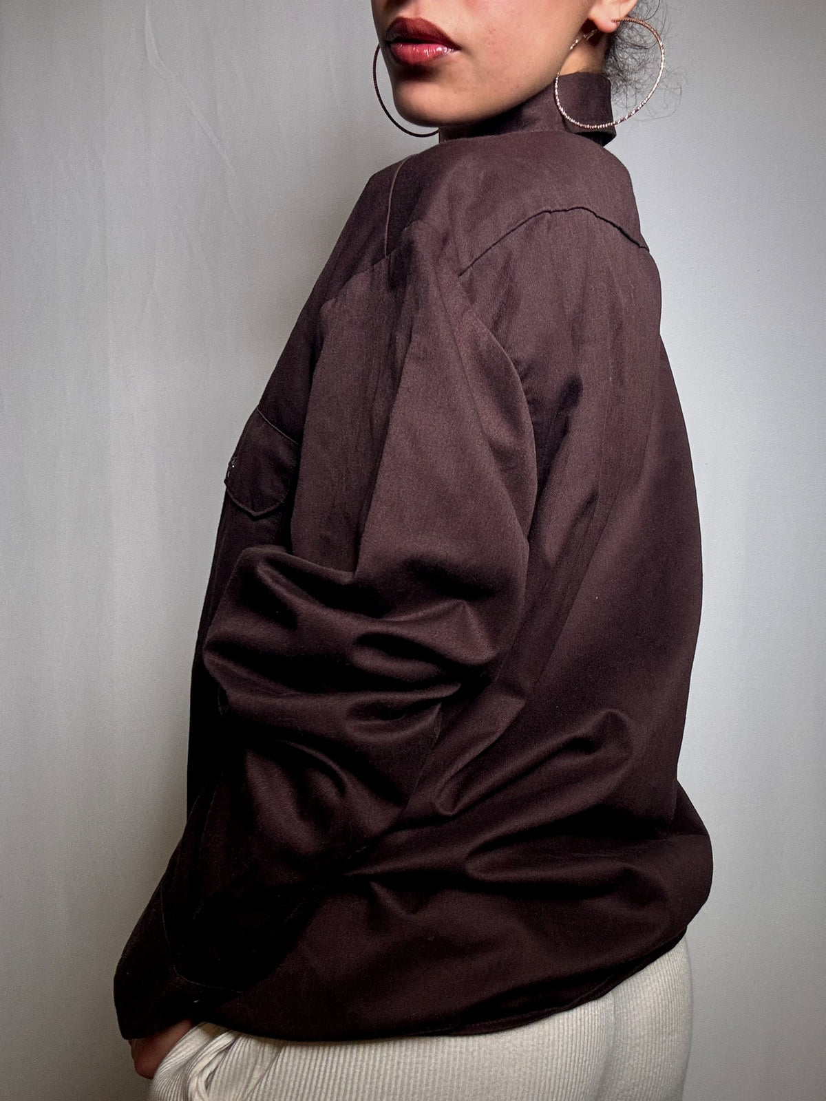 Chemise brune Dickies M vintages