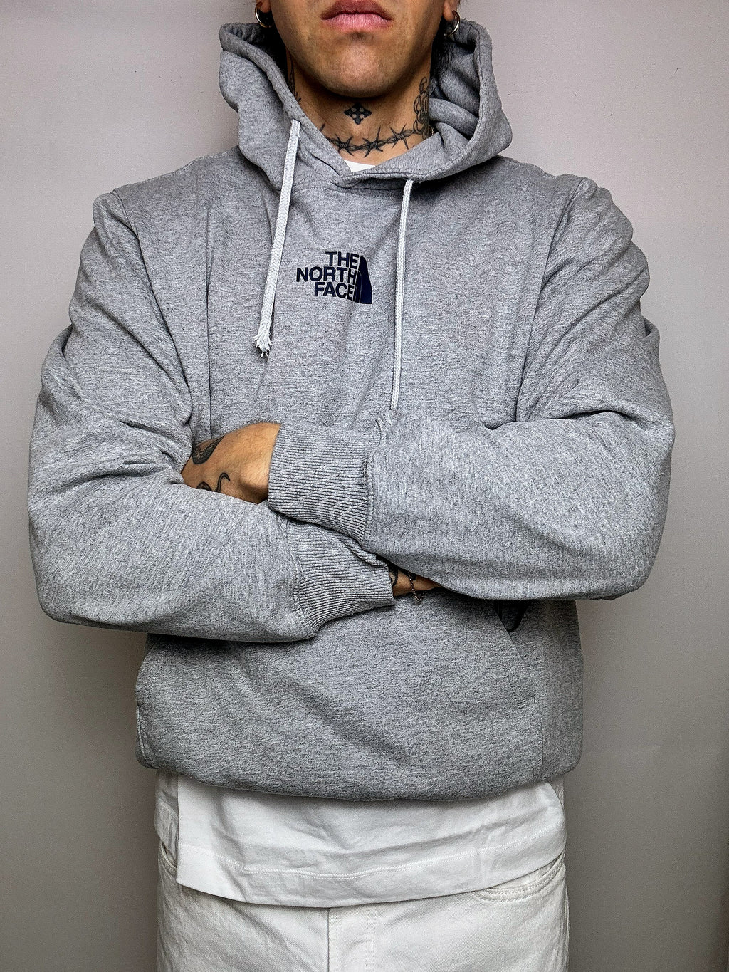 NIKE M Vintage Grüner Hoodie