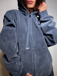 Sweat zippé velvet bleu Carhartt XL vintage