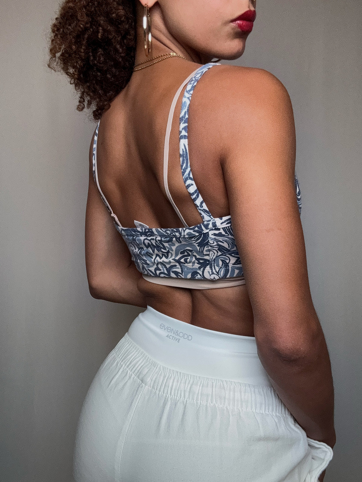 Brassiere de sport imprimée Nike M/L vintage