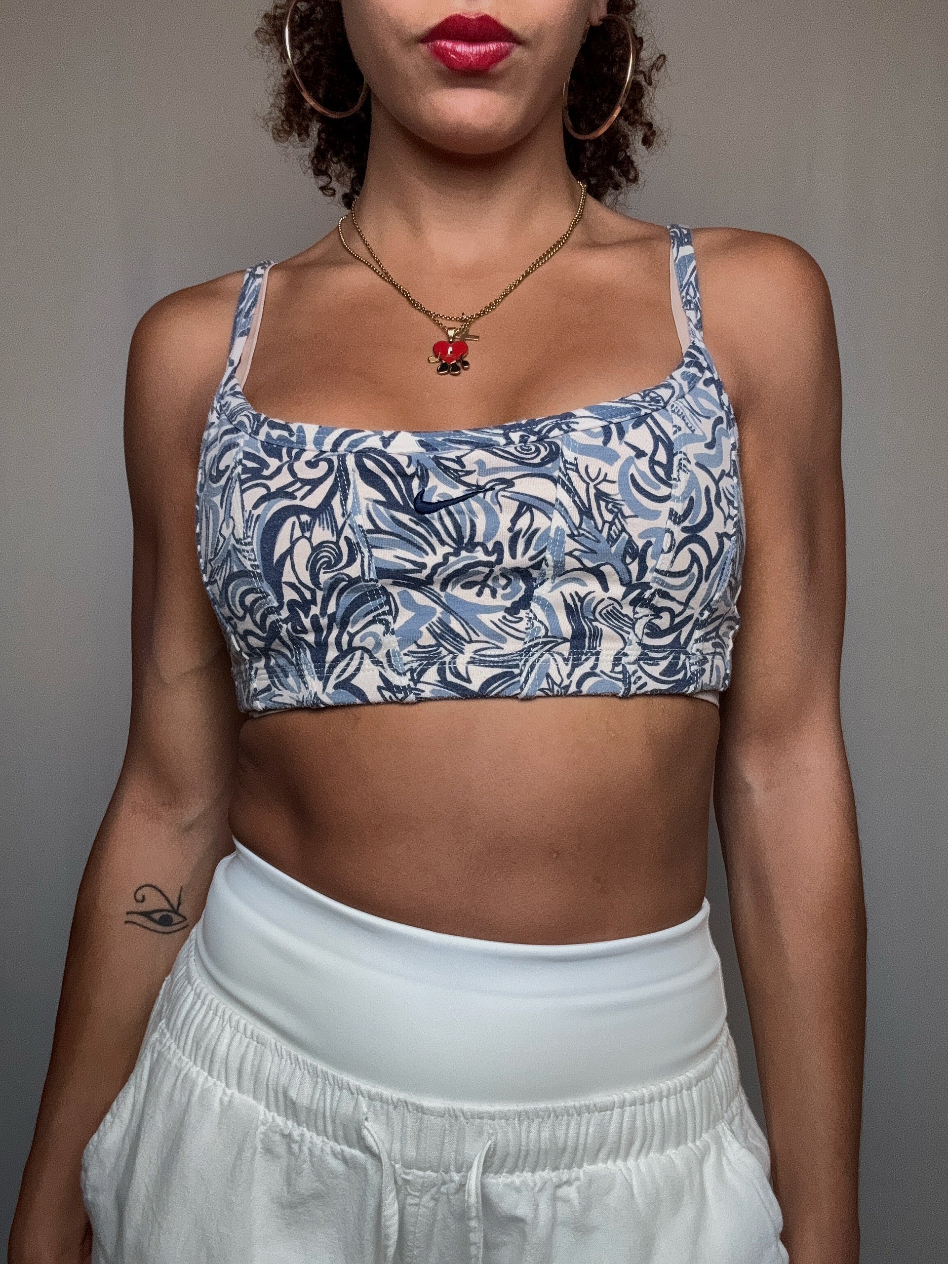 Brassiere de sport imprimée Nike M/L vintage