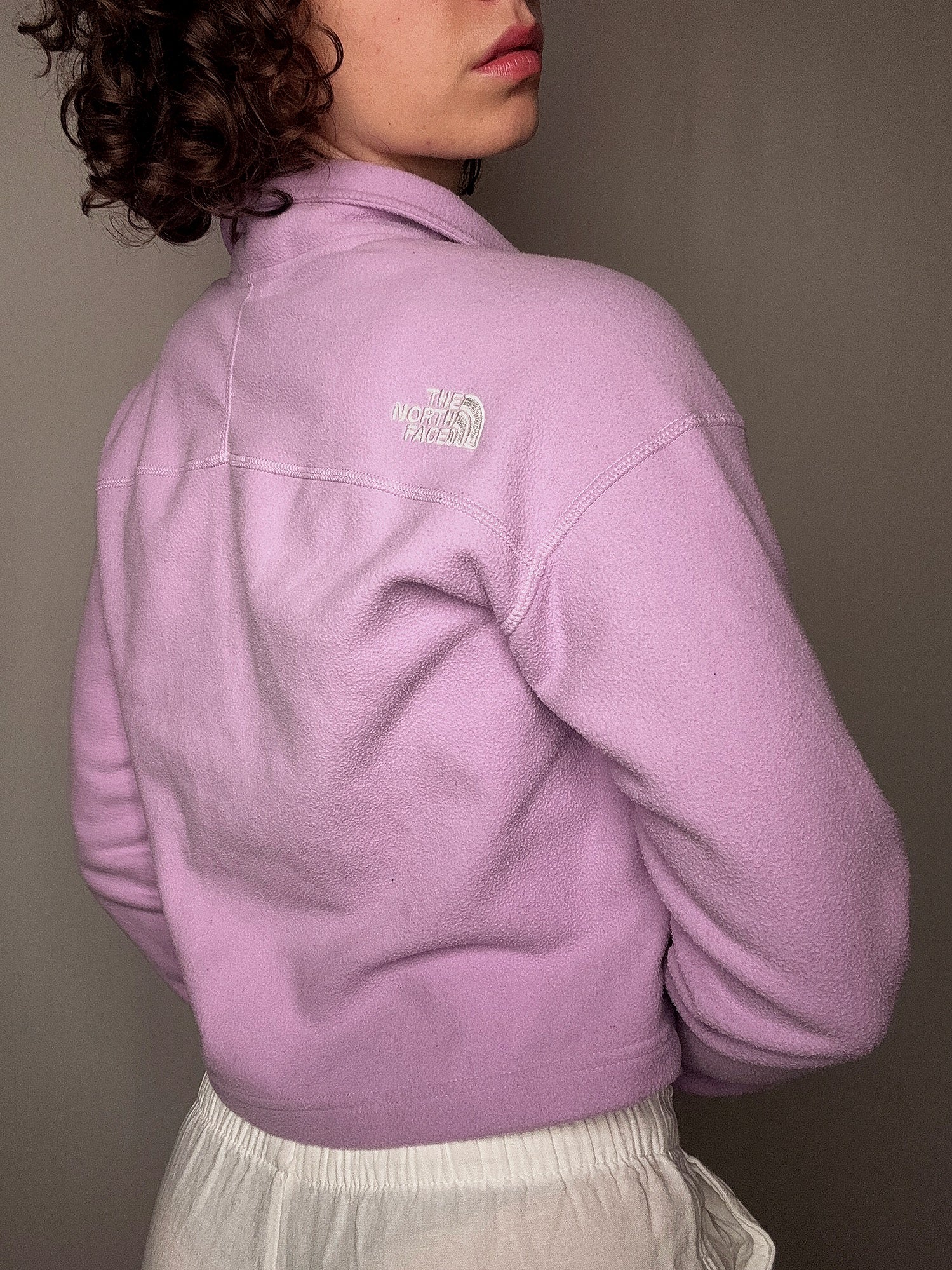 Polaire lila The North Face S vintage