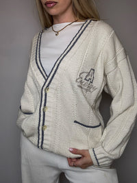Vintage beiger Cricketpullover M
