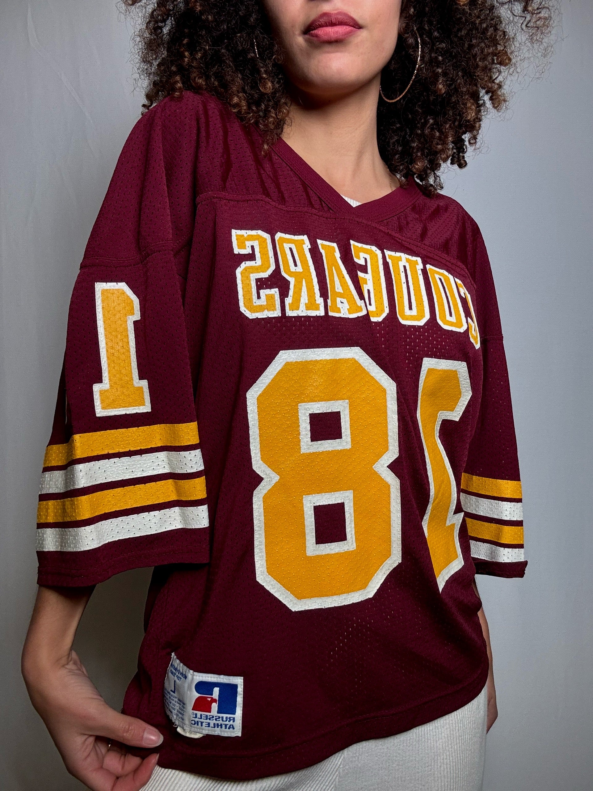 Maillot de football bordeaux L vintage