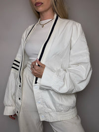 White cotton jacket LE COQ SPORTIF XL vintage