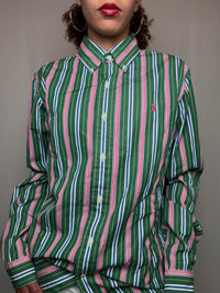 Chemise rayée Ralph Lauren M vintage