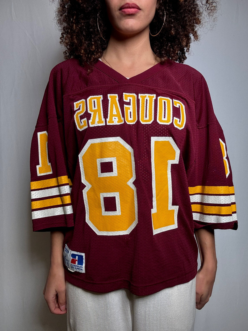 Maillot de football bordeaux L vintage