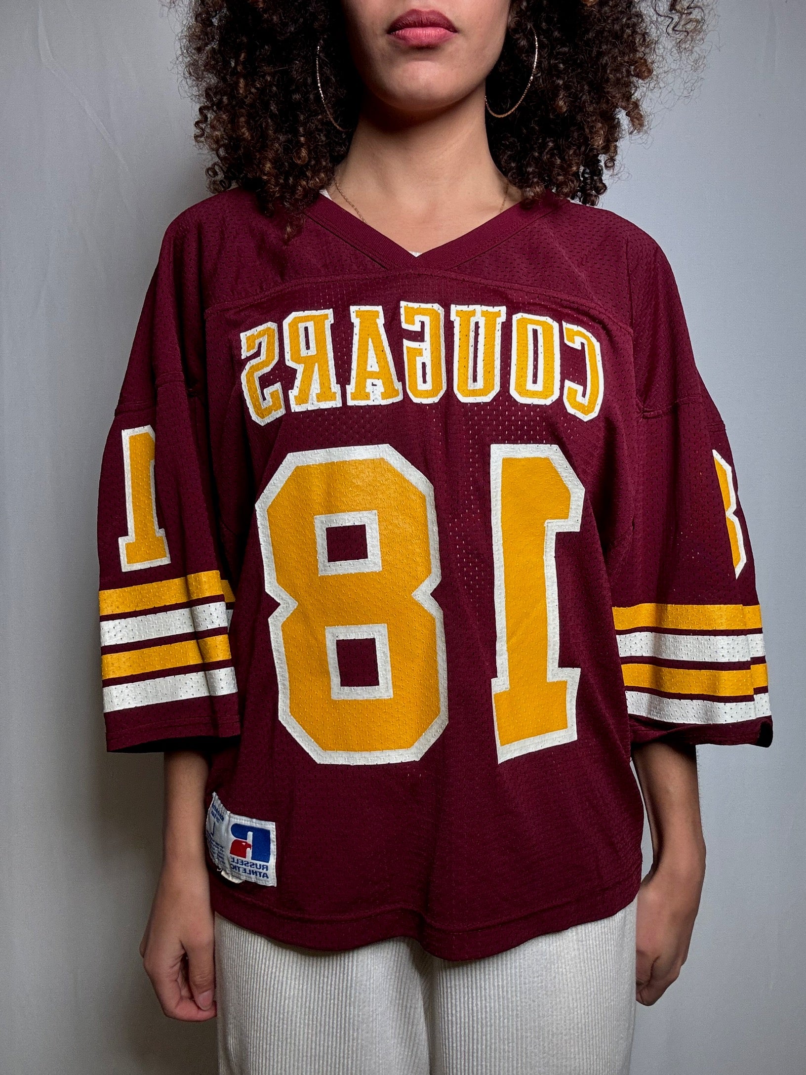 Maillot de football bordeaux L vintage