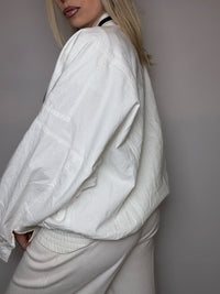 White cotton jacket LE COQ SPORTIF XL vintage