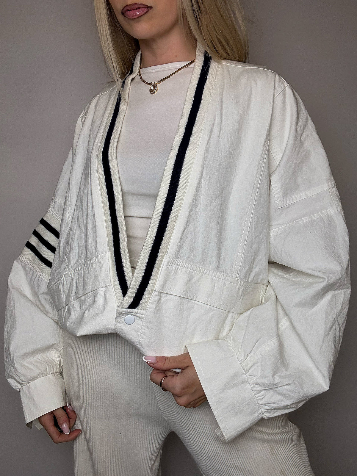 Veste en coton blanche LE COQ SPORTIF XL vintage