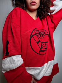 Maillot de Hockey rouge L vintage