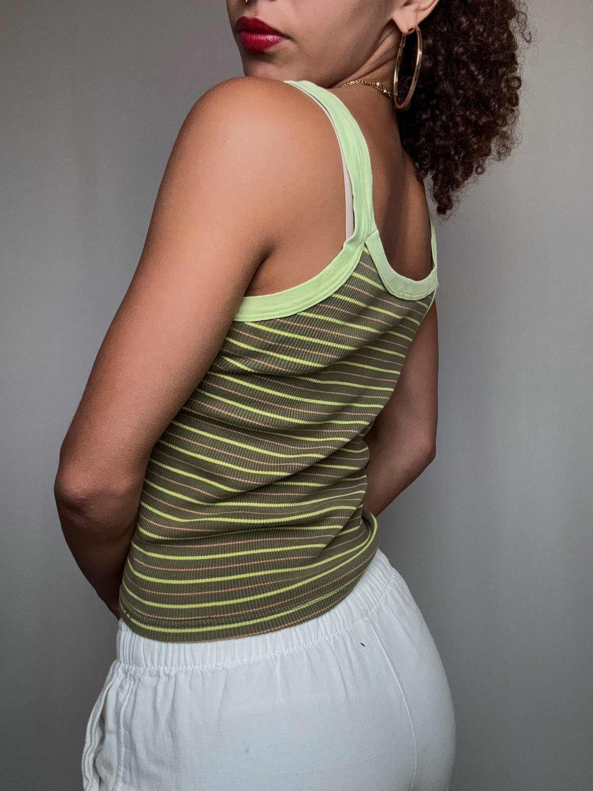 Débardeur rayé S/M vintage