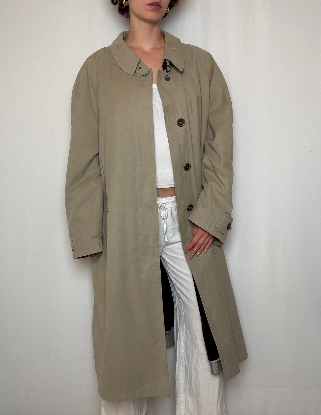 Trench kaki L/XL vintage