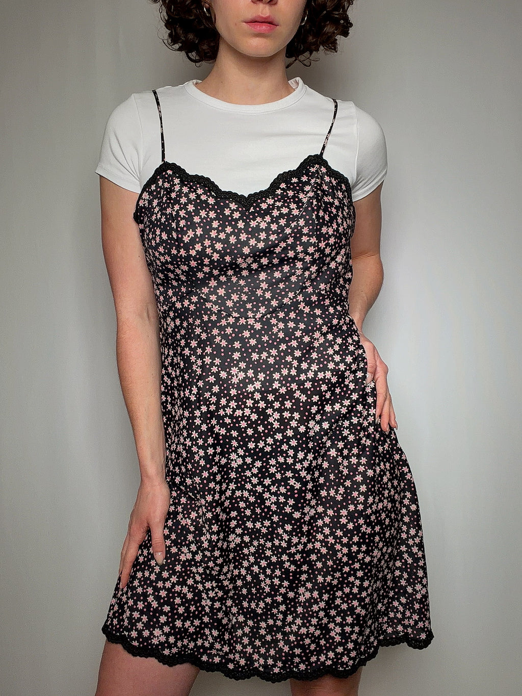 Vintage floral sundress size S