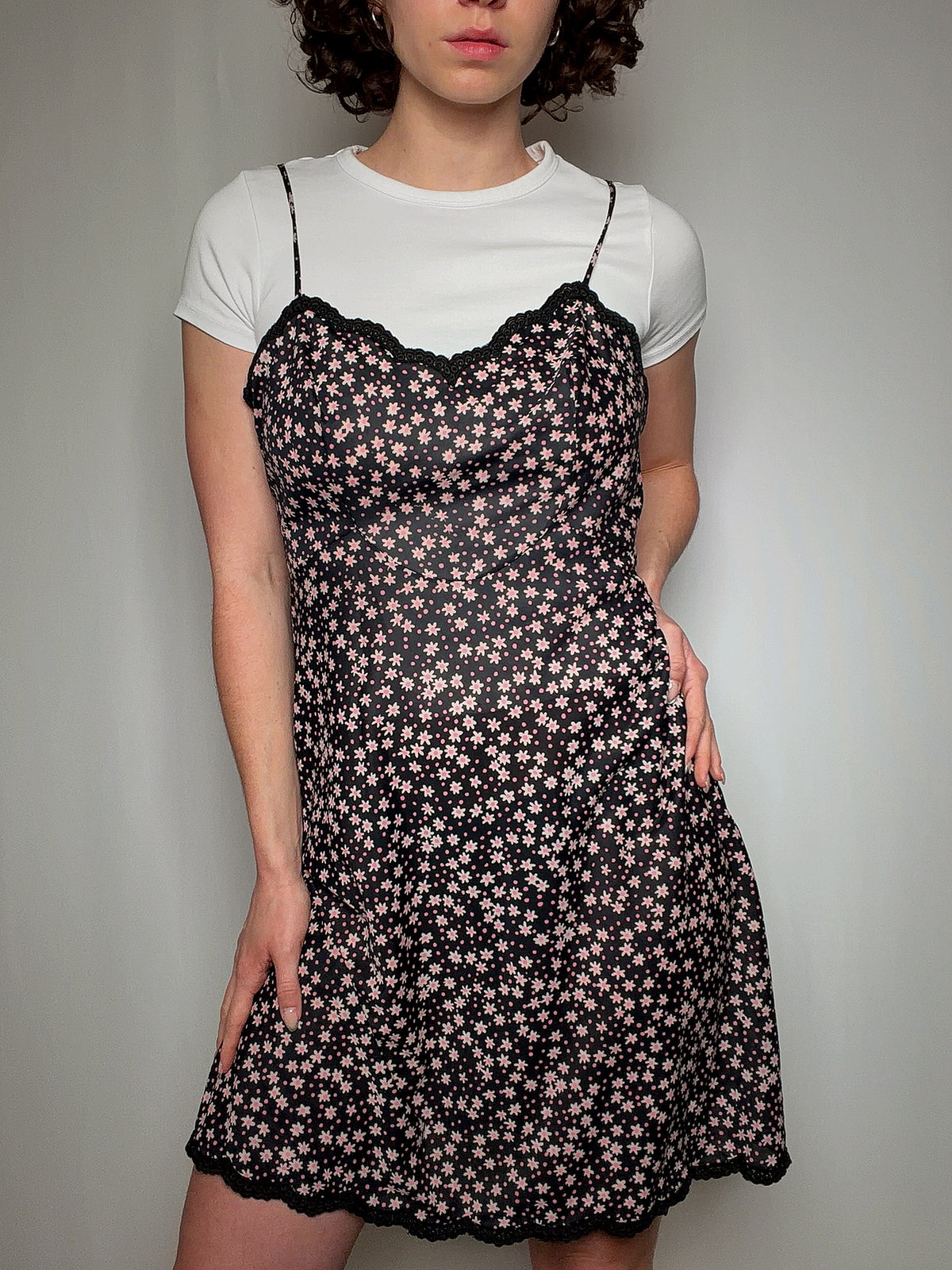 Vintage floral sundress size S