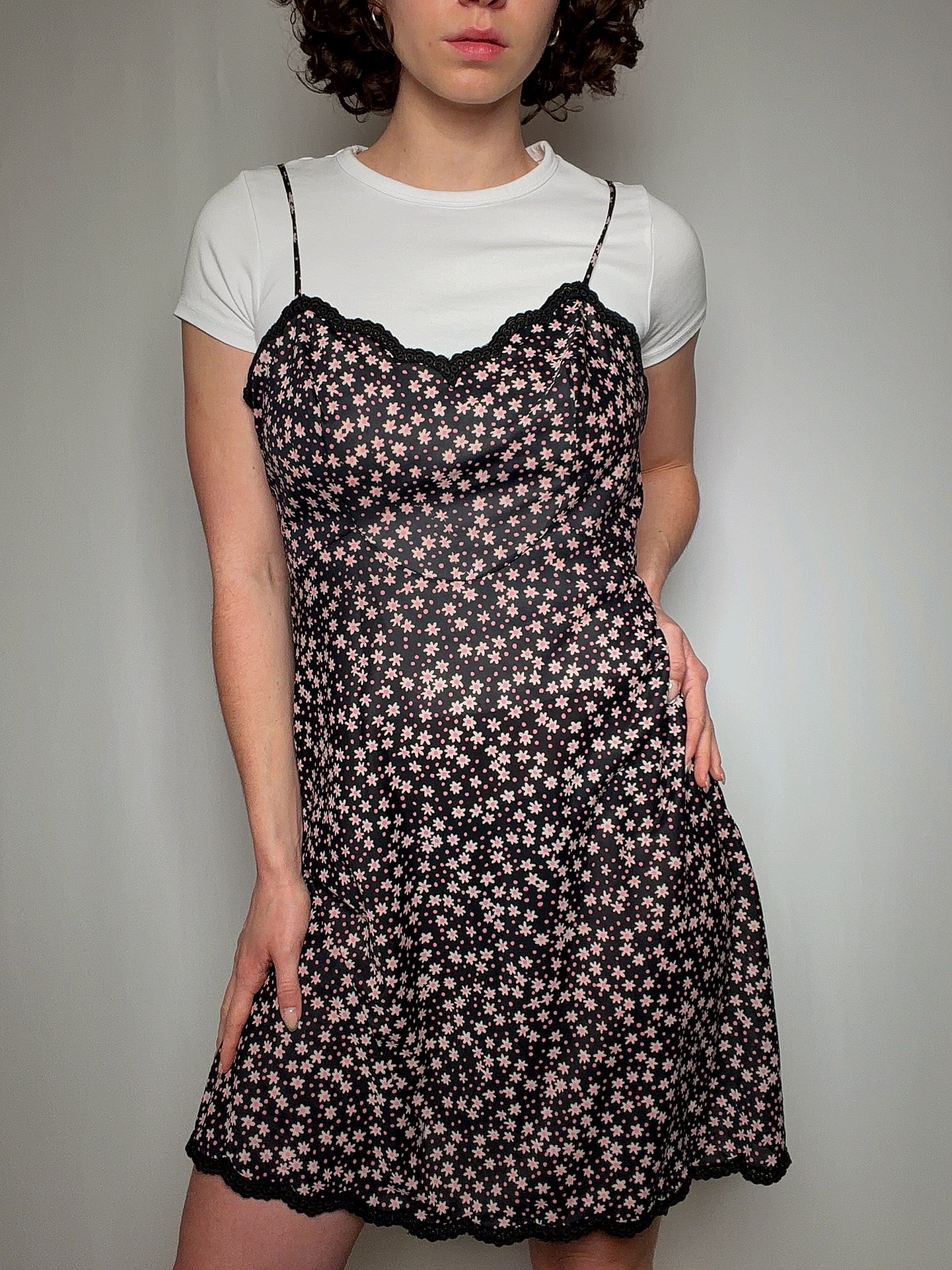 Vintage floral sundress size S
