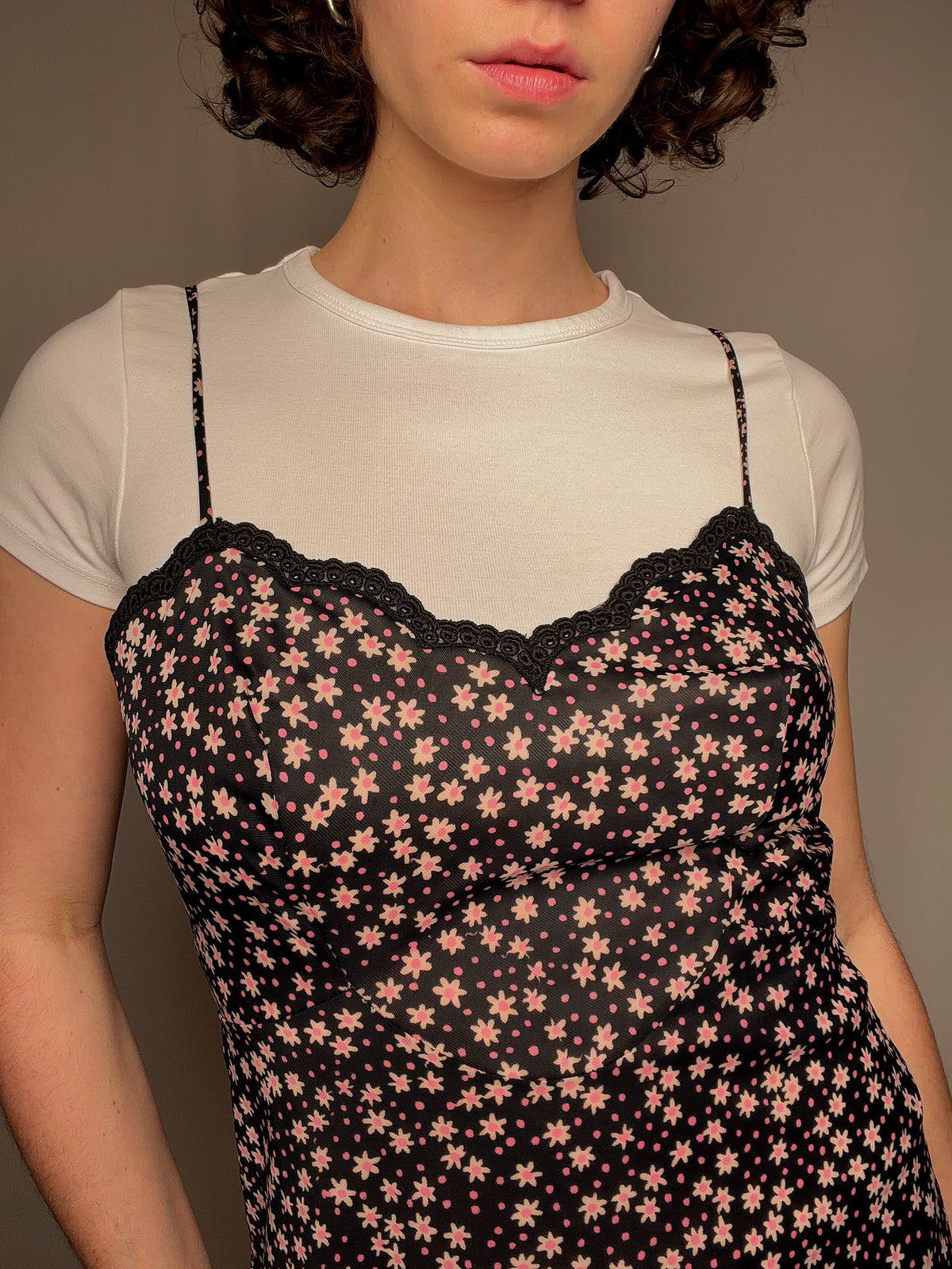 Vintage floral sundress size S