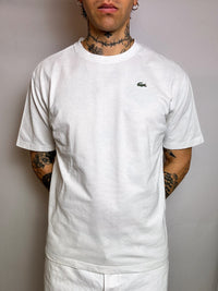 LACOSTE L/XL vintage pink t-shirt style polo shirt