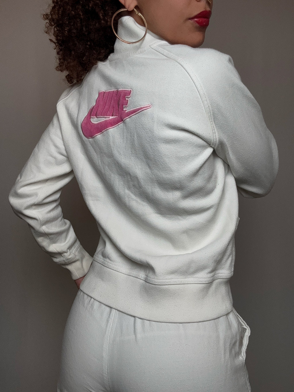 Jacket de sport blanche Nike XS vintage