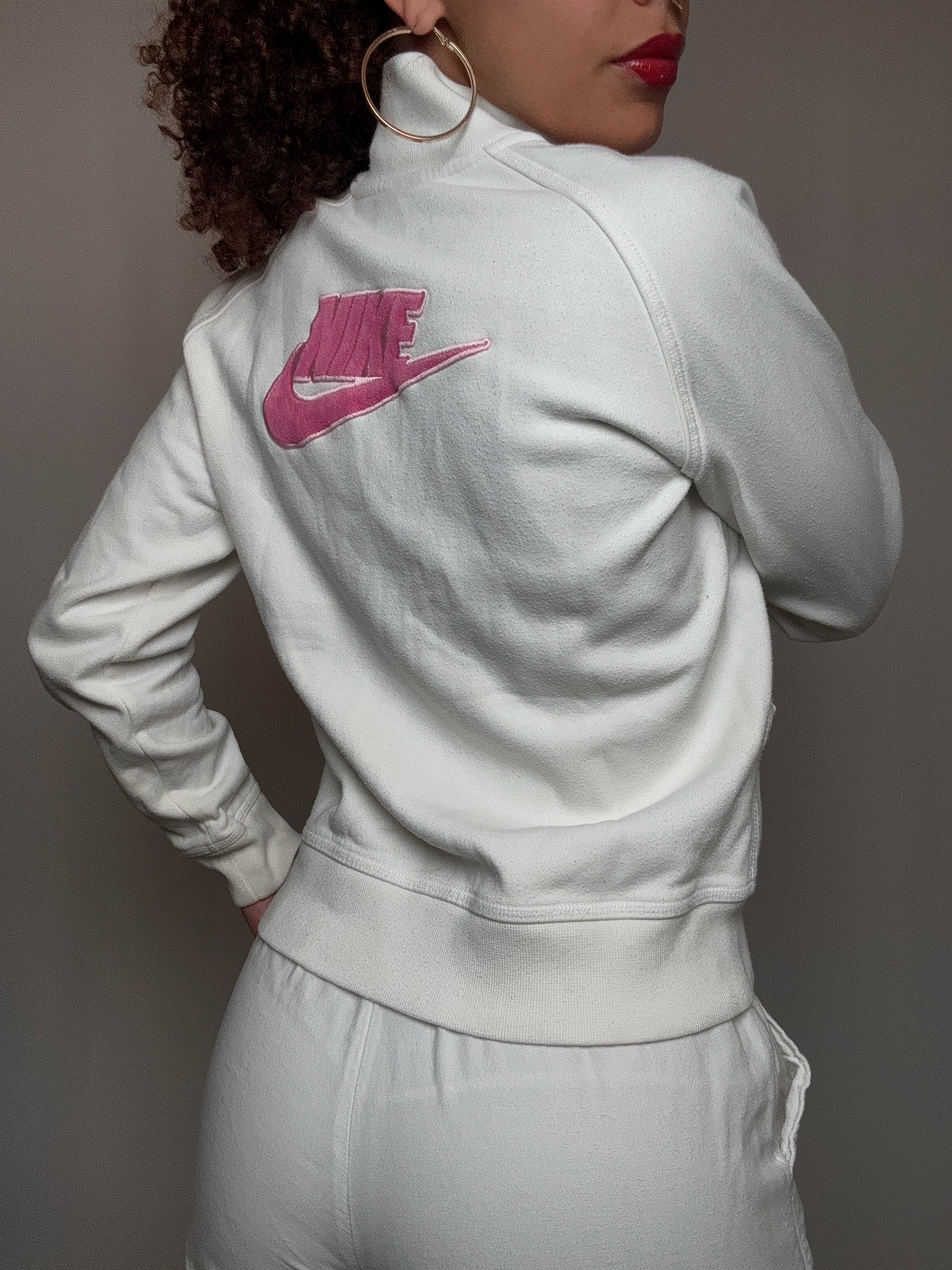 Jacket de sport blanche Nike XS vintage