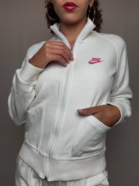 Jacket de sport blanche Nike XS vintage