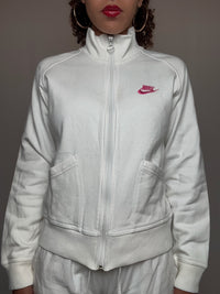 Jacket de sport blanche Nike XS vintage