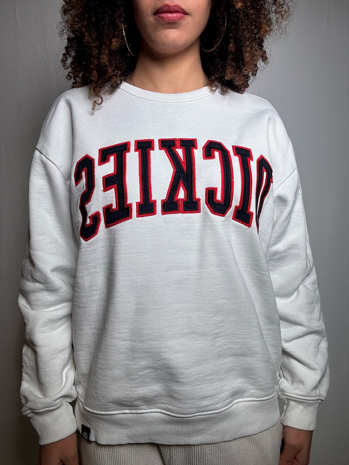 Sweat blanc Dickies M vintage