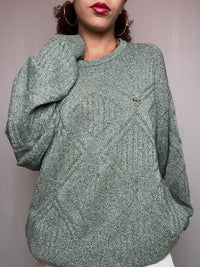 Pull d'été vert Lacoste XL vintage
