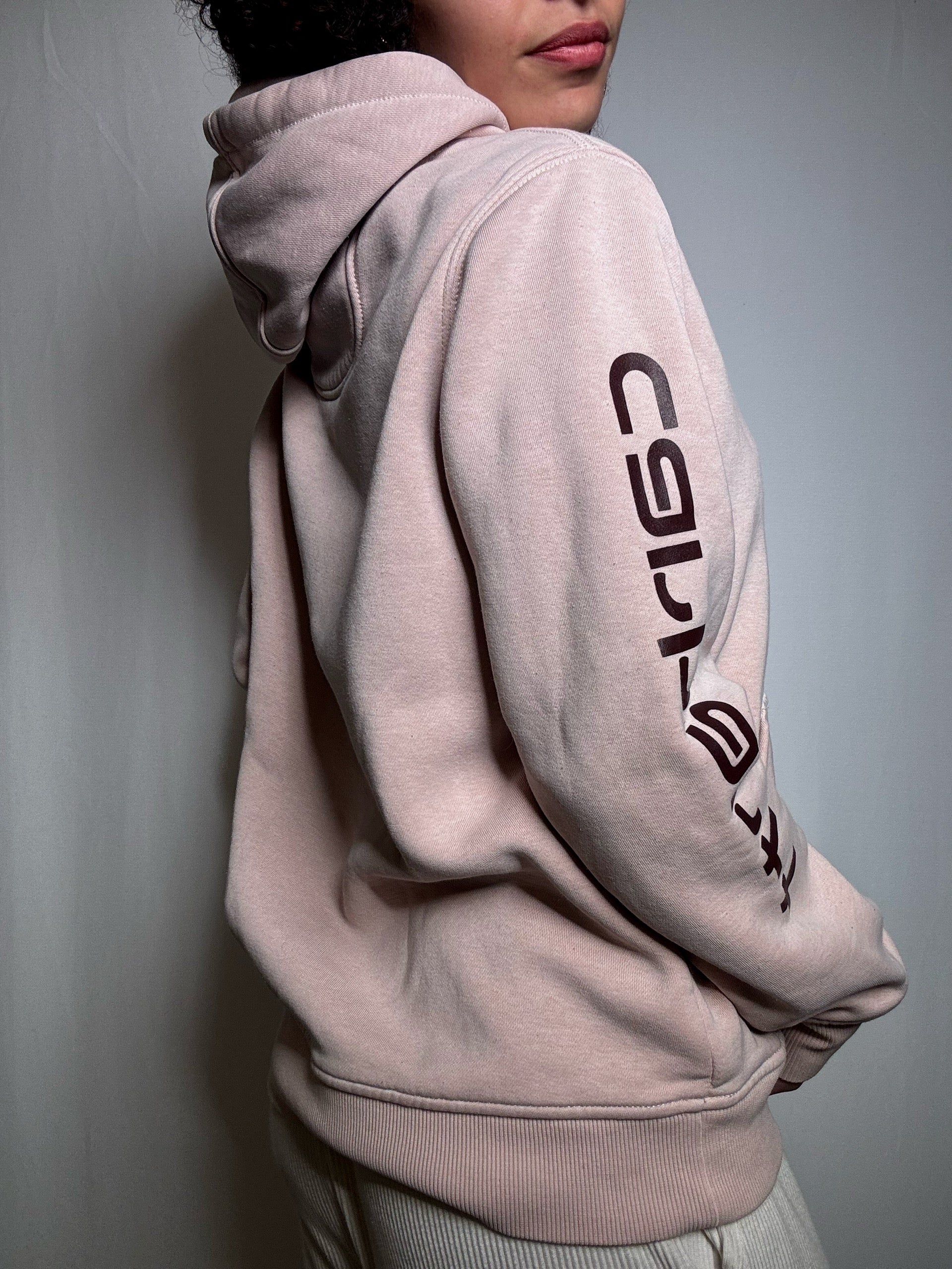 Sweat Carhartt rose pastel M vintage