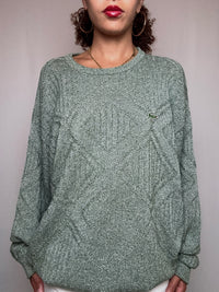 Pull d'été vert Lacoste XL vintage