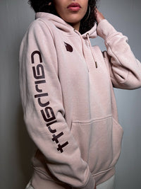 Sweat Carhartt rose pastel M vintage