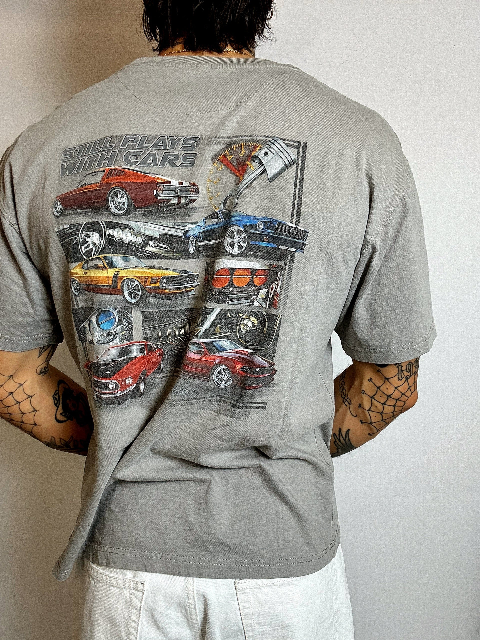 GILDAN x BIKE WEEK L vintage orange t-shirt