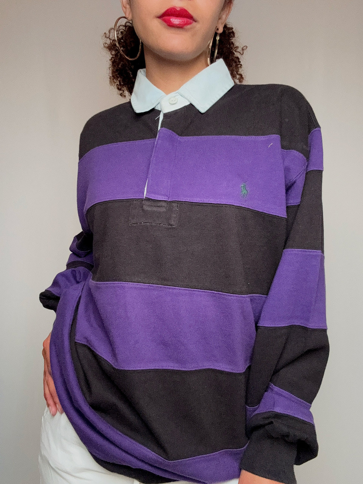 Polo manches longues Ralph Lauren M vintage
