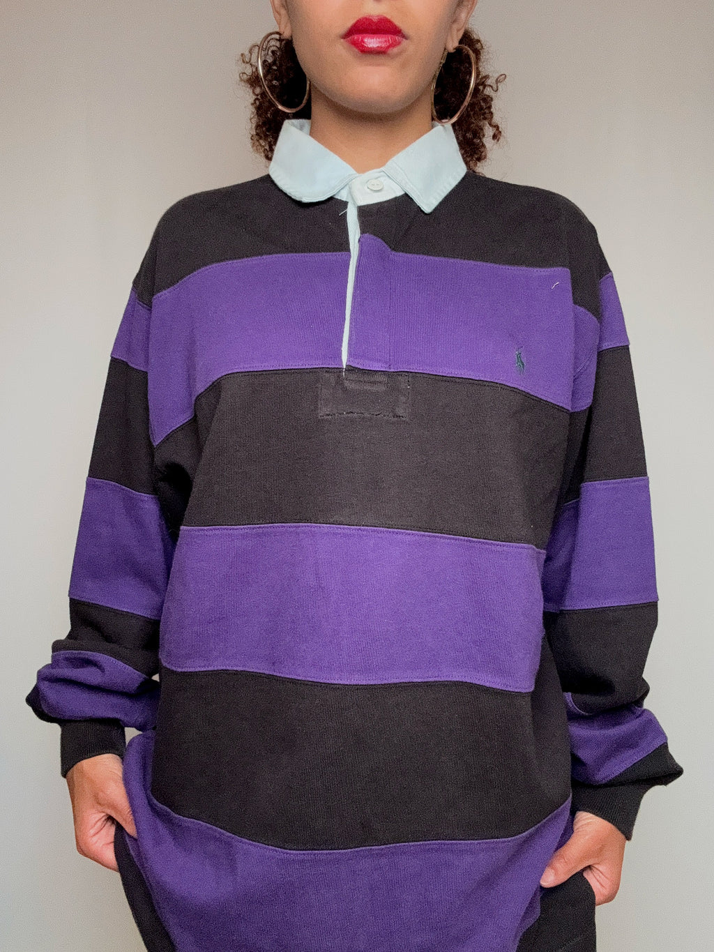 Polo manches longues Ralph Lauren M vintage