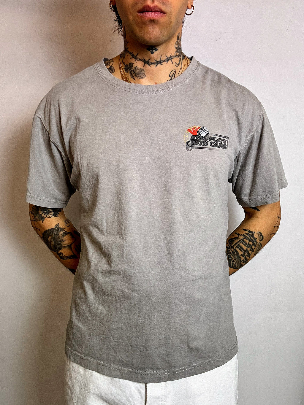 GILDAN x BIKE WEEK L vintage orange t-shirt