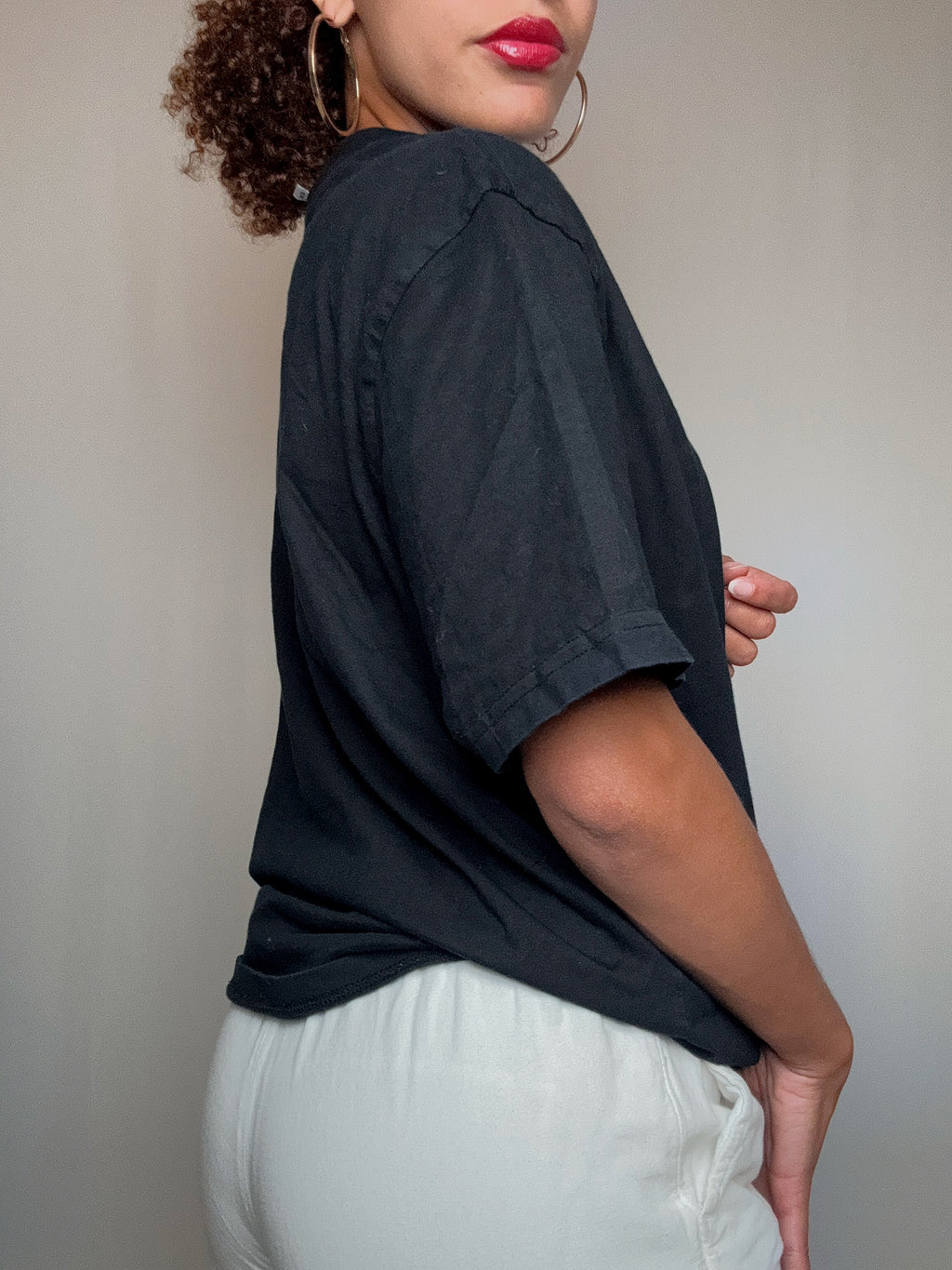 Tshirt noir Lacoste XXL vintage