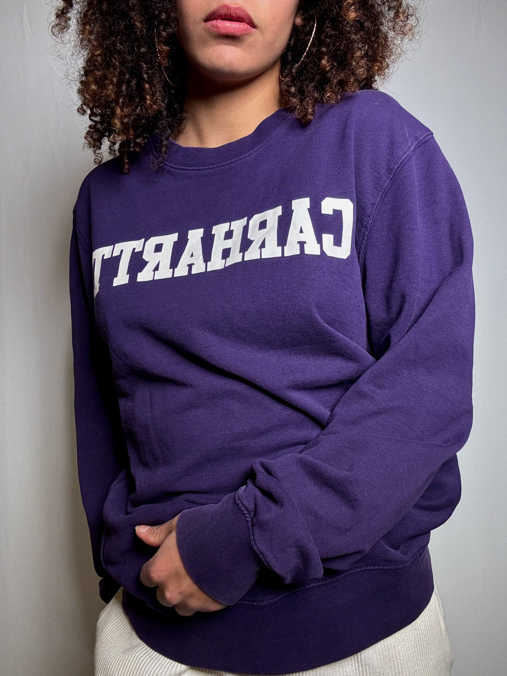 Sweat violet Carhartt M vintage