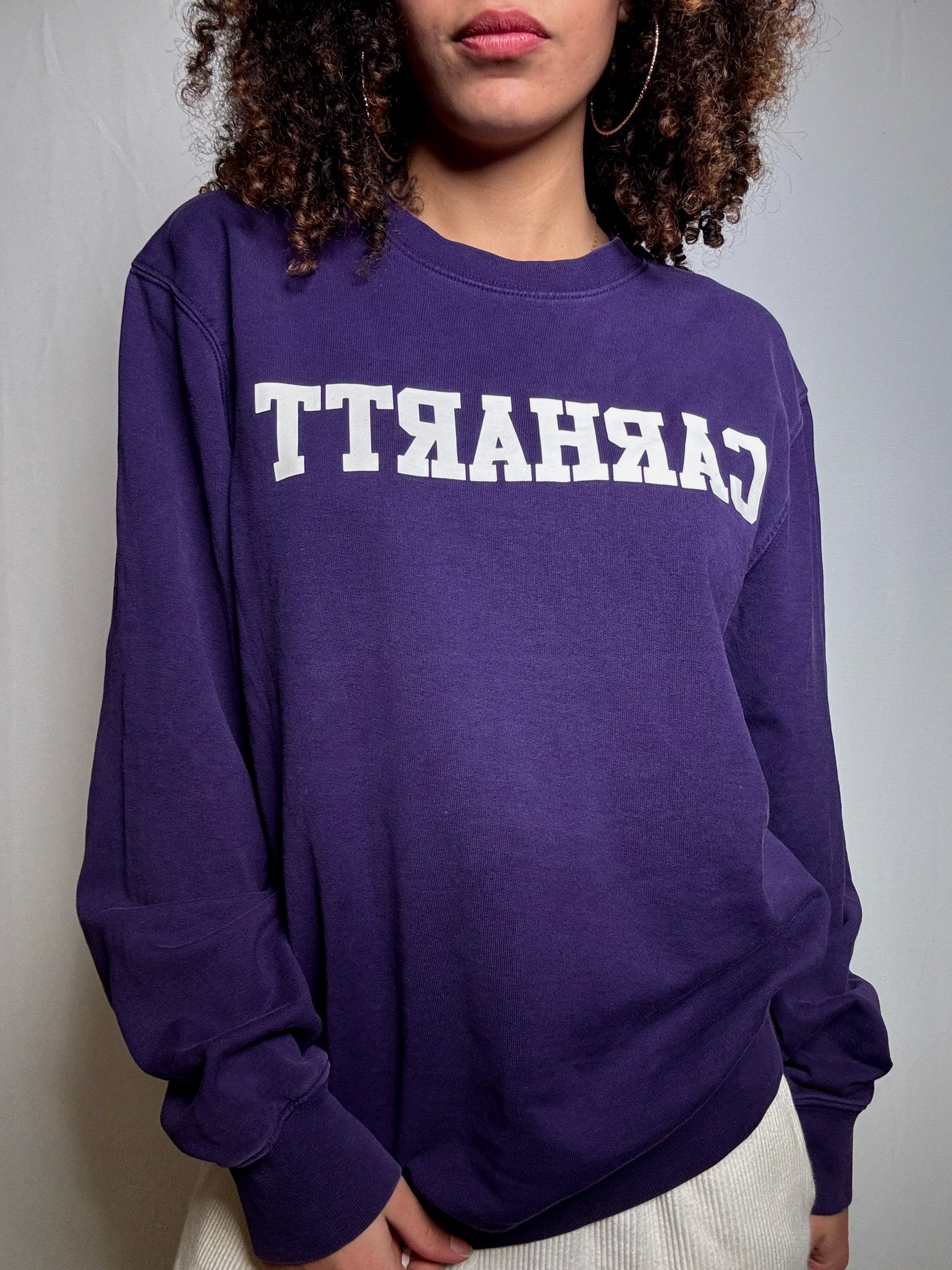 Sweat violet Carhartt M vintage